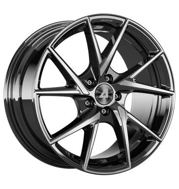 Alutec ADX.01 Diamant-Schwarz Frontpoliert 8,5x19 5/112 ET30 CB70,1 60°