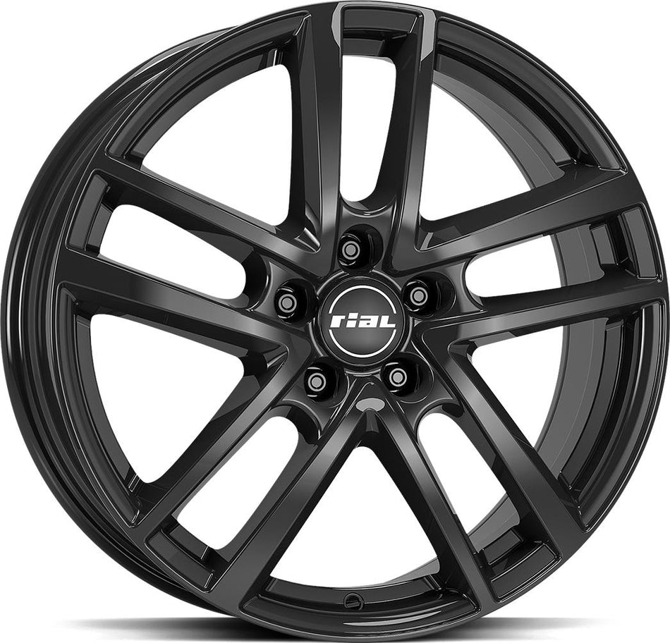 RIAL Astorga Diamond Black 8x19 5/112 ET39 CB66,6 Kulkona R13