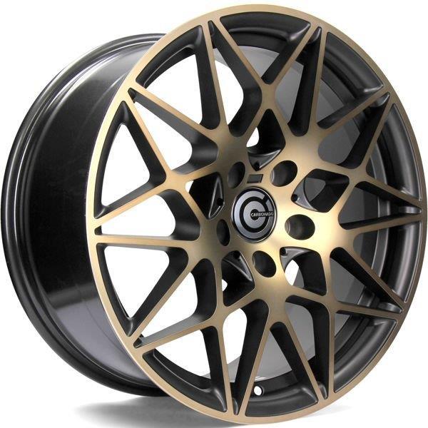 Crazy Black Glossy Gold Front 8,5x19 5/120 ET35 CB72,6 60°
