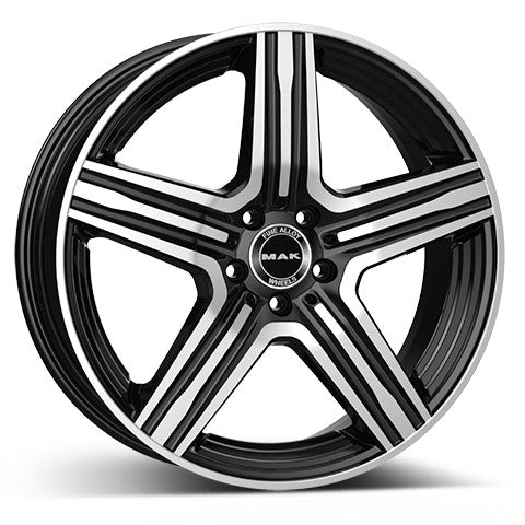 MAK Lewis blk/pol 8x19 5/112 ET53 CB66,6 Kulkona R14