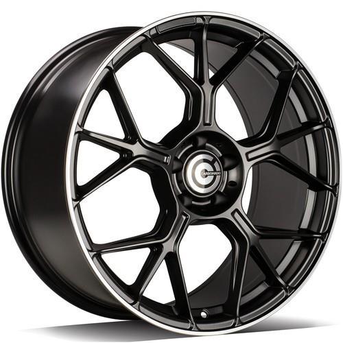Chief Deep Matt Black Lip Polished 8,5x18 5/112 ET35 CB66,6 60°