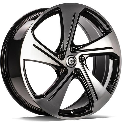Aqua Black Front Polished 8x19 5/112 ET45 CB57,1 60°