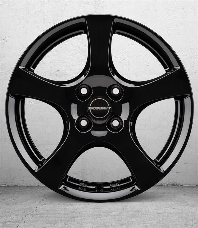 F Gloss Black 6x15 4/100 ET35 60°