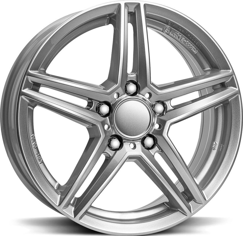 RIAL M10 Polar Silver 8,5x18 5/112 ET34.5 CB66,6 Kulkona R14