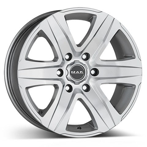 MAK Stone6 silver 8x18 6/130 ET53 CB84,1 Kulkona R14
