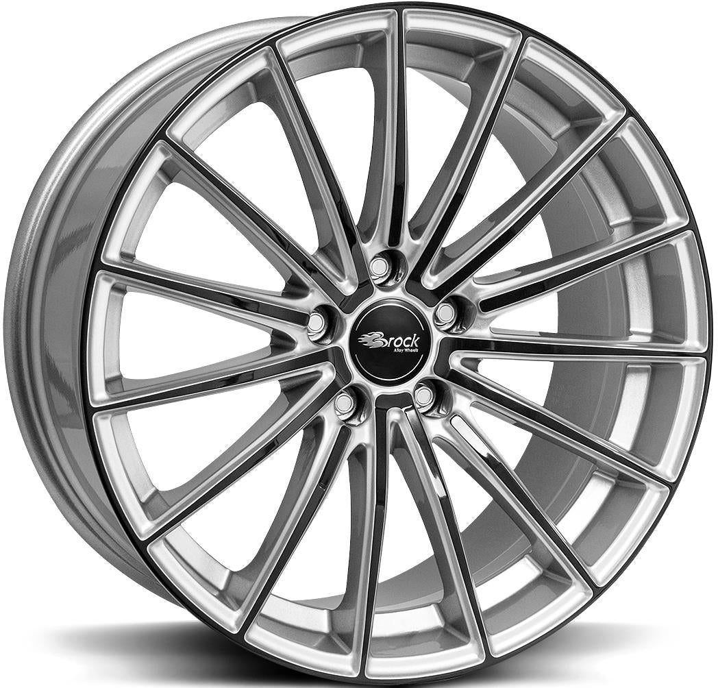 BROCK B36 Crystal Silv Black 7,5x17 5/114,3 ET38 CB72.6 60°