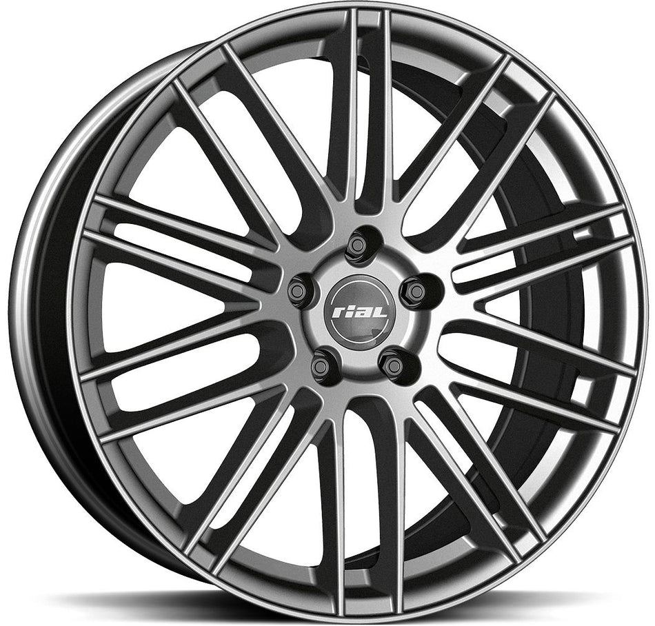 RIAL Kibo Metal Grey 8,5x20 5/112 ET45 CB70,1 60°