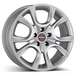 MAK Torino silver 5,5x14 4/98 ET35 CB58,1 60°