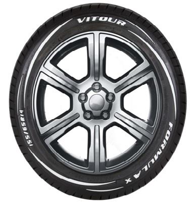 155/65R14 75S Vitour Formula X White letter & Line