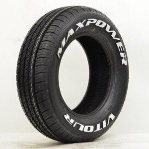 165/70R12 77T Vitour Maxpower Vita bokstäver