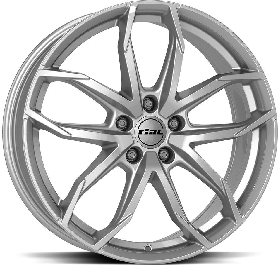 RIAL Lucca Polar Silver 8x18 5/112 ET39 CB66,6 Kulkona R13
