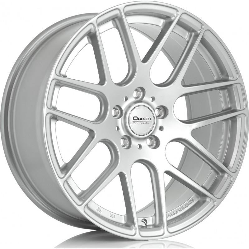 OCEAN WHEELS Caribien Silver 8x17 5/108 ET45 CB72,6 60°