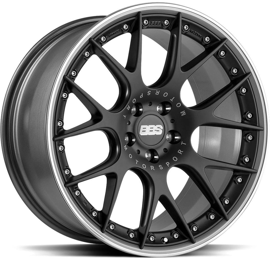 BBS CH-RII Satin Black 10,5x22 5/130 ET50 CB71,6 Kulkona R14