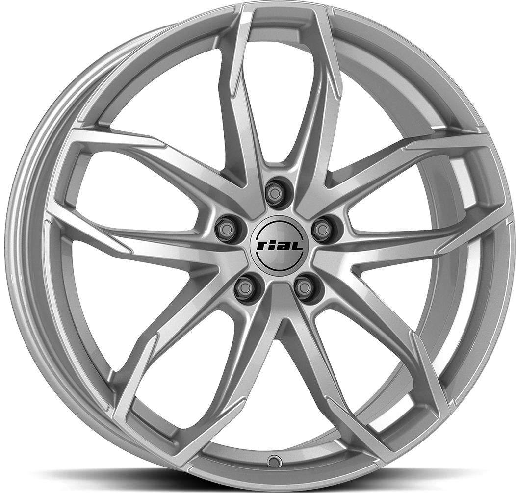 RIAL Lucca Polar Silv 8x20 5x110 ET35 CB65.1 60° 700 kg