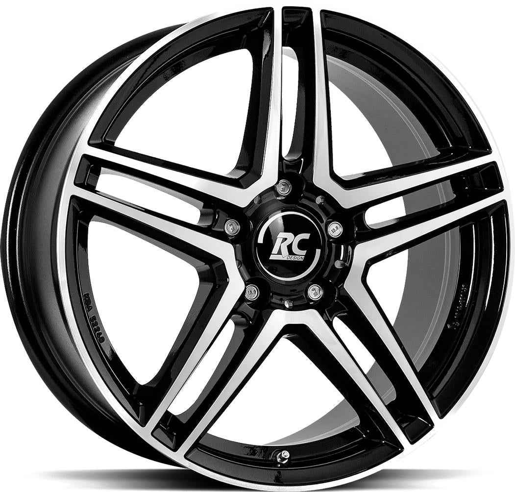 BROCK RCD17 Black Full Polish 8,5x19 5/112 ET54 CB66,6 Kulkona R14