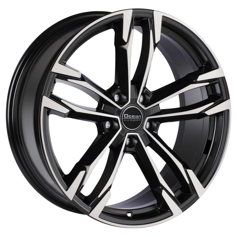 OCEAN WHEELS F5 Black Polish 8x18 5/112 ET30 CB66,5