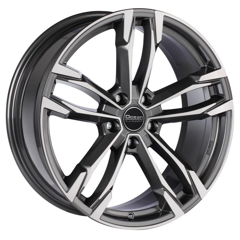 OCEAN WHEELS F5 Antracit Polish 8x18 5/112 ET45 CB66,5