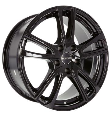 GMP Astral Glossy Black 6,5x16 4/108 ET16 CB65,1 60°