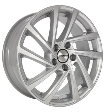 GMP Wonder Silver 6,5x16 5/100 ET42 CB57,1 Kulkona R13