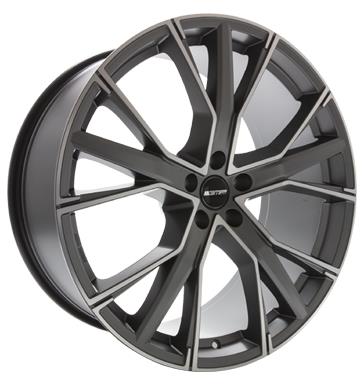 GMP Gunner Matt Anthracite Diamond 8x18 5/112 ET45 CB66,5 Kulkona R13