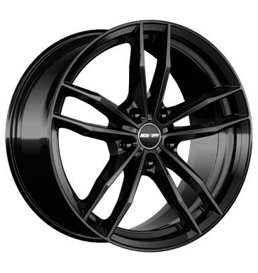 GMP Swan Black Glossy 7,5x17 5/112 ET45 CB66,6 60°