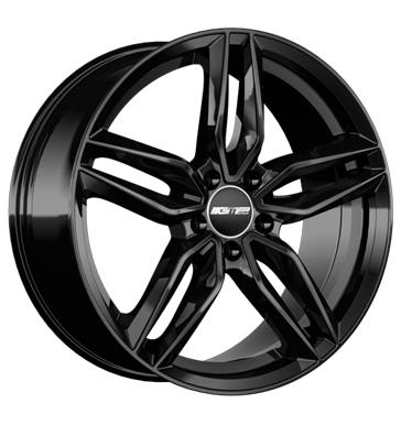 GMP Fasten Black Glossy 8,5x20 5/112 ET35 CB66,6 Kulkona R14