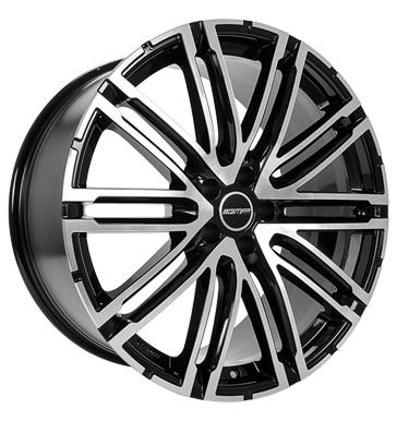 GMP Targa-S Black Diamond 11,5x21 5/130 ET52 CB71,6 Kulkona R14