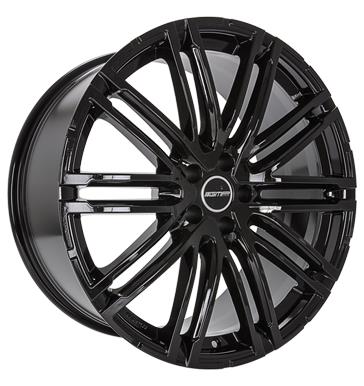 GMP Targa-S Black Shiny 10x22 5/112 ET19 CB66,5 Kulkona R14