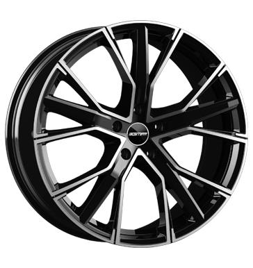 GMP Gunner Black Diamond 9x20 5/112 ET25 CB66,5 Kulkona R13