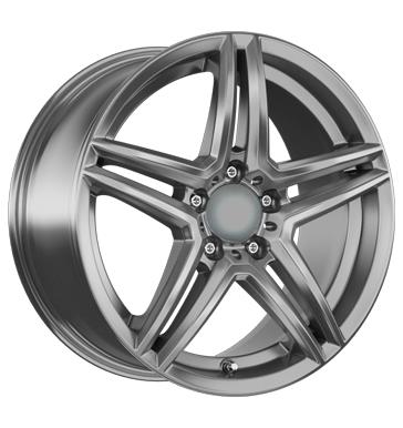 Rial M10 Metal-Grey 6,5x16 5/112 ET38 CB66,5 Kulkona R14