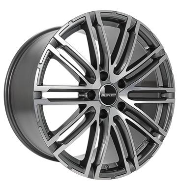 GMP Targa-S Anthracite Diamond 9x21 5/112 ET26 CB66,5 Kulkona R14