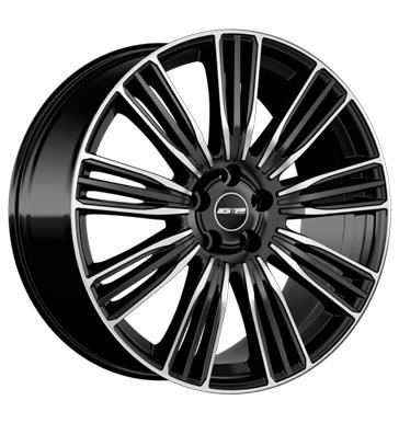 GMP Coventry Black Diamond 9,5x22 5/108 ET42 CB63,4 60°