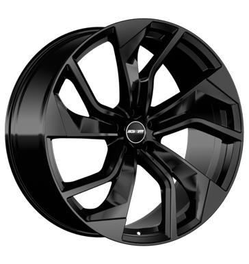 GMP Rebel Glossy Black 10x23 5/112 ET30 CB66,5 Kulkona R14