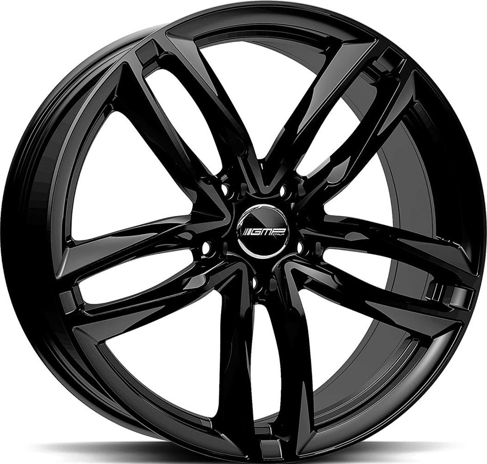 GMP Atom Glossy Black 9x21 5/112 ET26 CB66,6 Kulkona R14