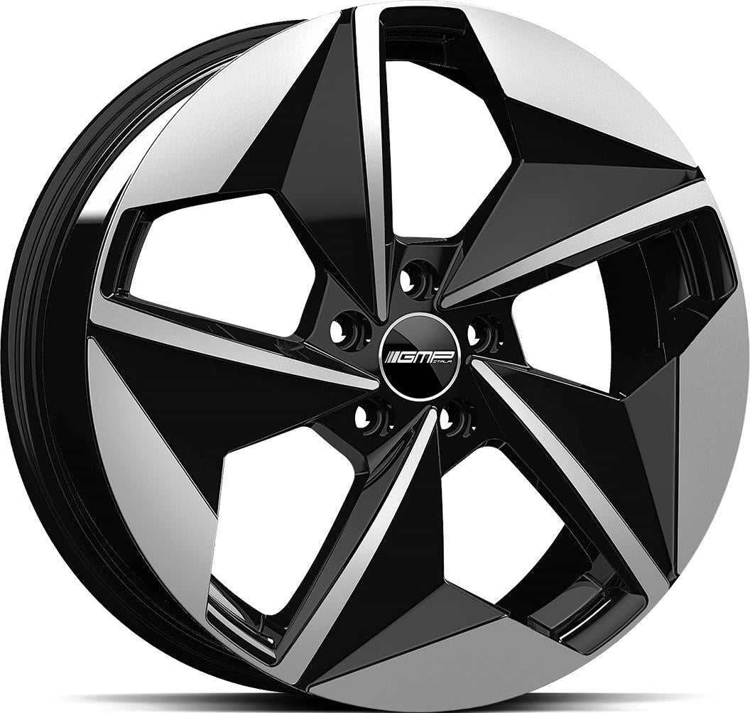 GMP Eleos Glossy Black 7,5x20 5/112 ET44 CB57,1 Kulkona R13