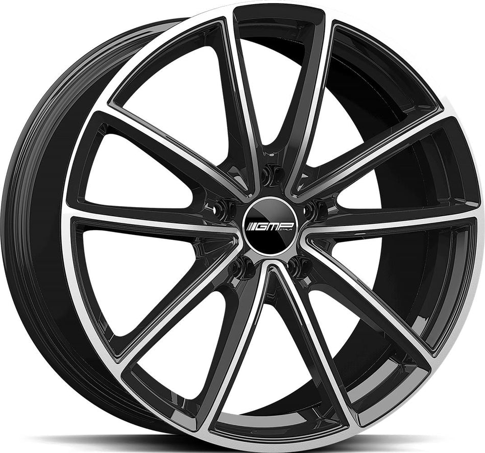GMP Titan Black Diamond 9,5x22 5/130 ET60 CB71,6 Kulkona R14