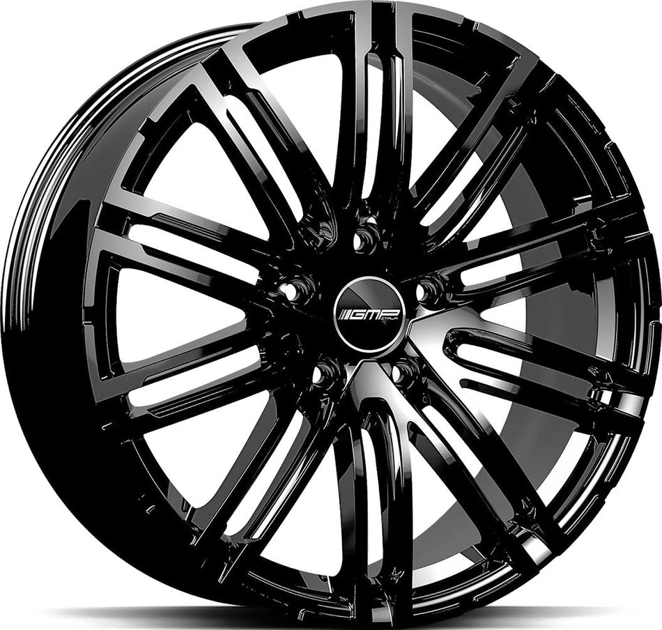 GMP Targa Glossy Black 10x21 5/112 ET19 CB66,5 Kulkona R14