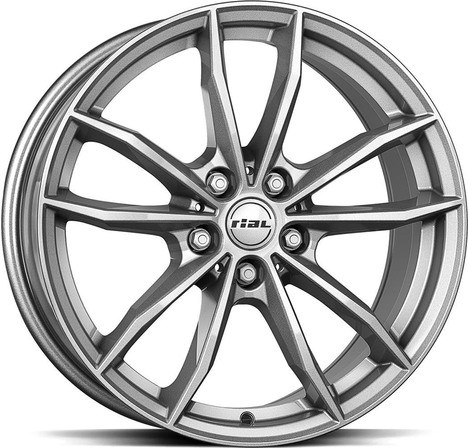 RIAL X12 Metal Grey 7x17 5/112 ET45 CB57,1 Kulkona R13