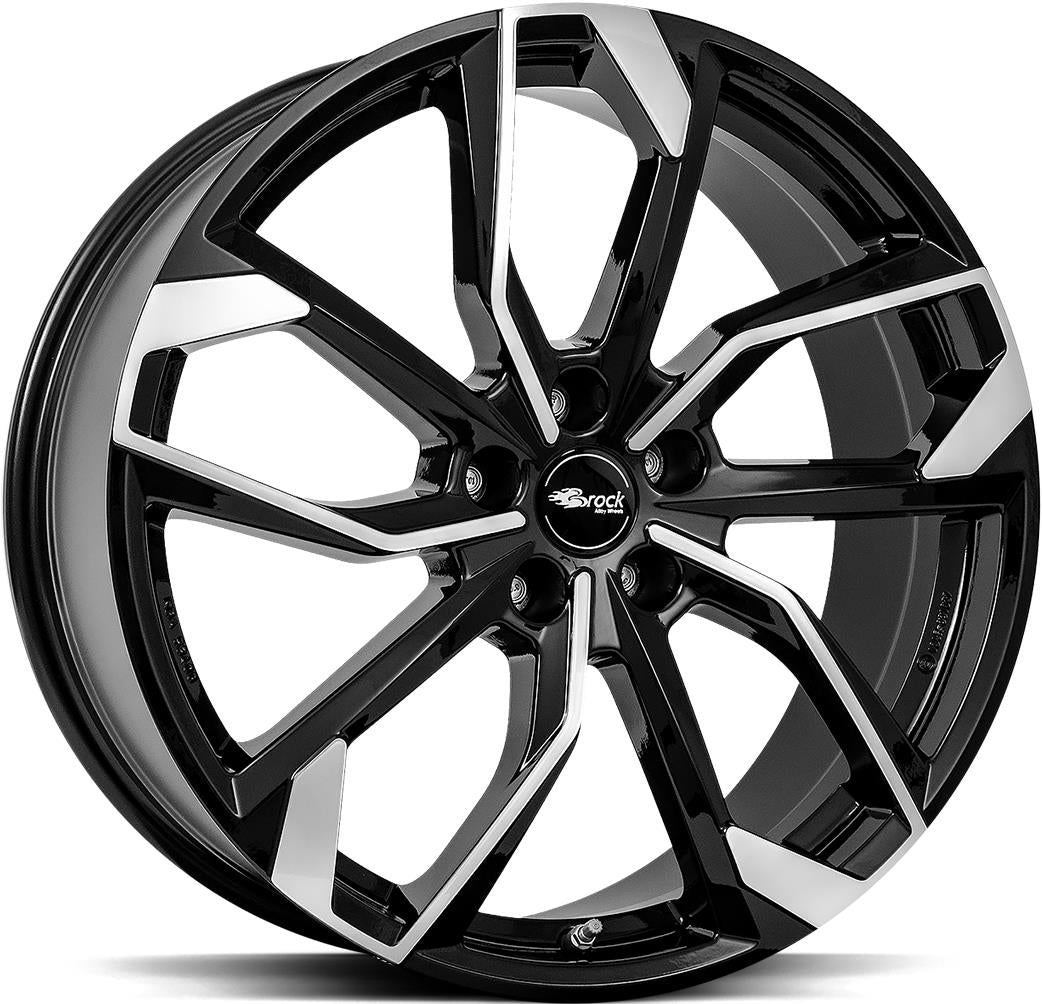 BROCK RC34 Black Full Pol 8x18 5/112 ET40 CB66.6 60°