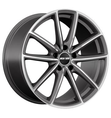 GMP Titan Anthracite Diamond 9,5x21 5/112 ET26 CB66,5 Kulkona R14