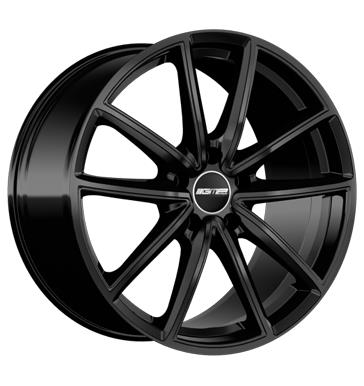 GMP Titan Glossy Black 11,5x22 5/130 ET63 CB71,6 Kulkona R14