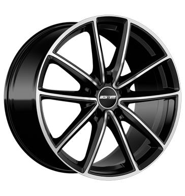 GMP Titan Black Diamond 9,5x22 5/130 ET60 CB71,6 Kulkona R14