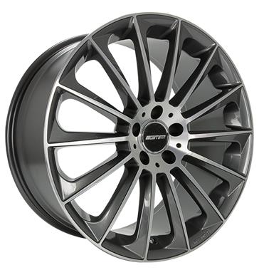 GMP Stellar Anthracite Diamond 10x21 5/130 ET35 CB84,1 Kulkona R14