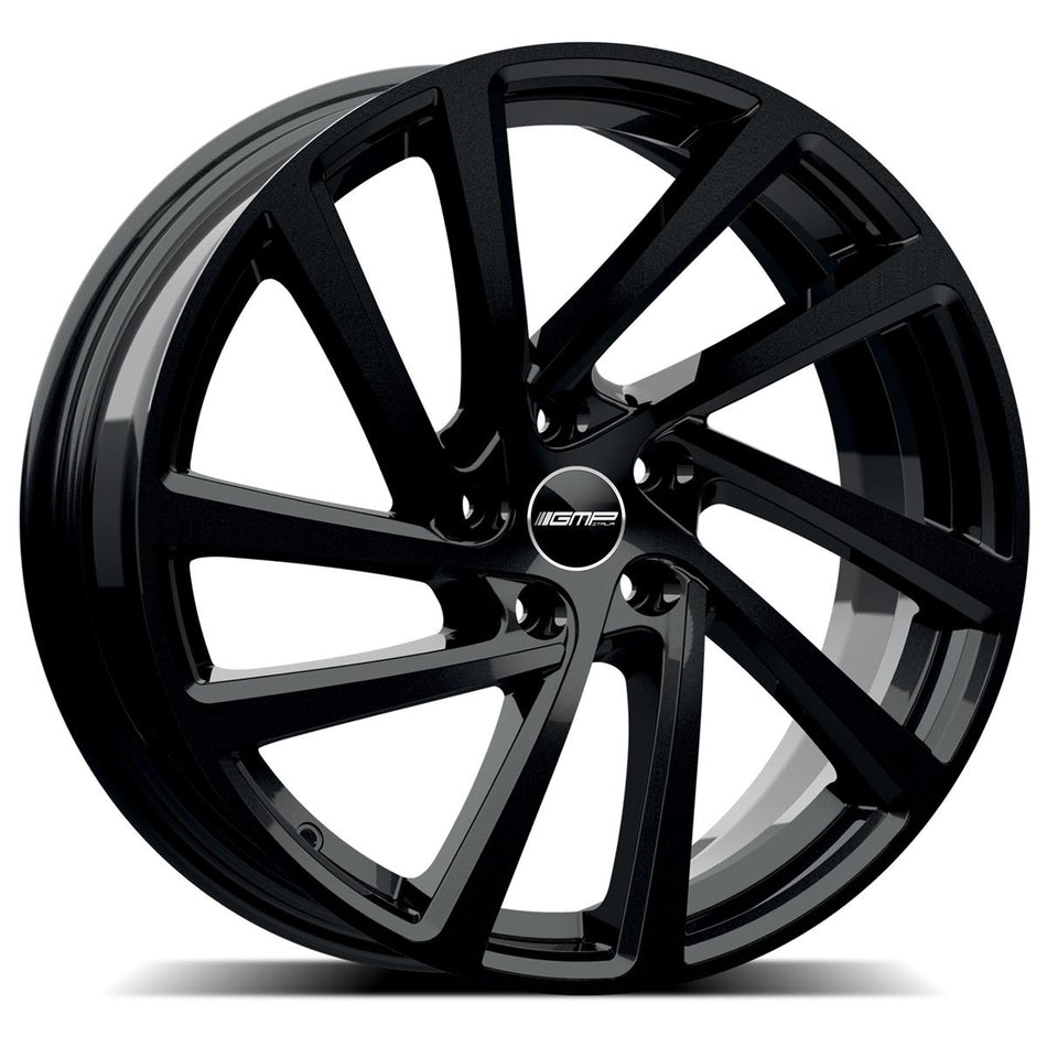 GMP Wonder Black Glossy 7x17 5/112 ET45 CB57,1 Kulkona R13