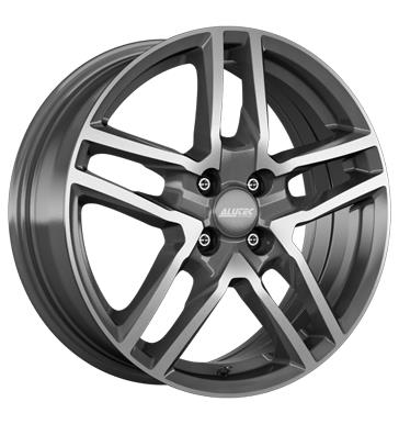 Alutec Ikenu Graphit Frontpoliert 8,5x20 5/108 ET42 CB65,1 Flat