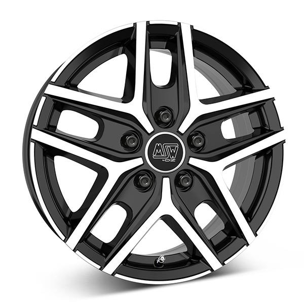 MSW 40 Van G.Blk/Pol 6,5x16 5/120 ET50 CB65,1 Kulkona R14