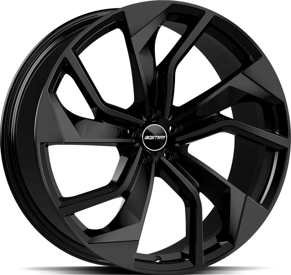 GMP Rebel Glossy Black 10x22 5/112 ET30 CB66,6 Kulkona R14