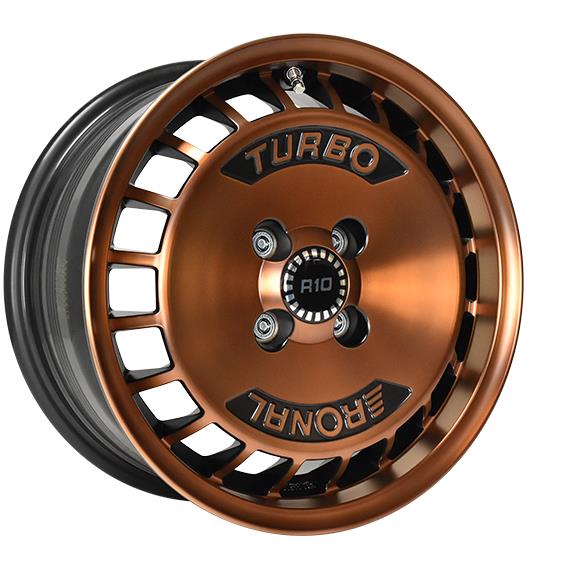 RONAL R10 TURBO COPPER MATT FRONT DIAMOND CUT 7x15 4/100 ET37 CB68,0