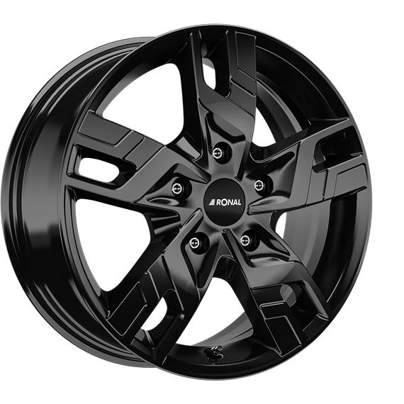 RONAL R64 JET BLACK 7x17 5/114,3 ET45 CB66,1