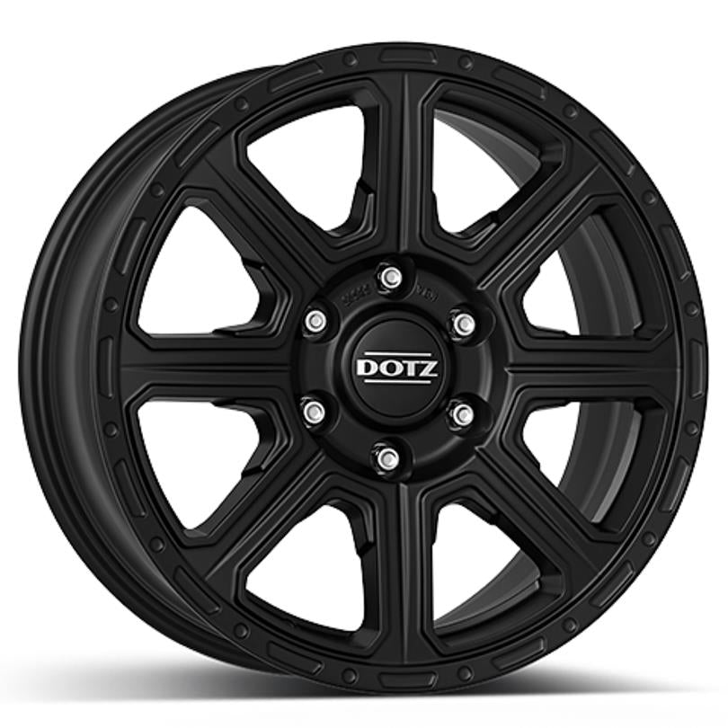 DOTZ 4X4 Kalahari black 8x17 6/139,7 ET20 CB106,1 Flat